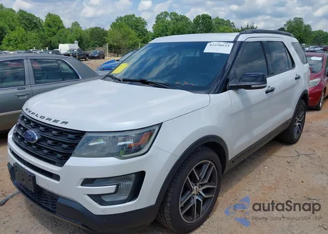 2016 Ford Explorer Sport из США, поврежденный, VIN 1FM5K8GT9GGA84346